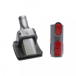 2tk/komplekt Groom Dog Pet Tooli harja ja pistiku adapteri muundur, mis sobib Dyson V7 V8 tolmuimeja varuosade jaoks