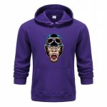 S&uuml;gis- ja talv Uus isikup&auml;rastatud ahvimuster Tr&uuml;kkimine Riided Meeste kapuuts Paar Pullover Naiste kapuuts S