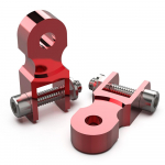 1Pc Motorcycle Shock Absorber Height Extension Extender Tool Riser Aluminum alloy Motorbike Dirt Bike Shock punane