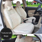 1 komplekt Universaalne autoistmekate Viiekohaline autotooli katted eesmised tagumised kaitse&uuml;mbrised sobivad Ford Focus Volkswageniga Beige 02 gray