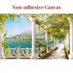 Seinapilt 3D loodusmaastik j&auml;rv foto seinamaaling elutuba turist maaliline taust taust seinakaunistus Fresko Papel De Parede 300cm (W) x 200cm (H)