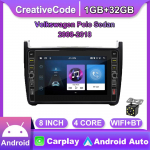 8-tolline auto Android-raadio Volkswagen Polo Sedaanile 2008-2018 Nupuga 2din Multimeedia Stereo Videopleier WIFI GPS 1+32GB 1+32GB