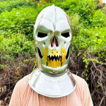 Vana deemonlik n&auml;okiiver Keskaegne kiiver lahinguvalmis Ajalooline aare Keskaegne soomus h&otilde;bedane Cosplay kiiver Kingitus