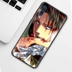 anime Attack On Titan Case Samsung Galaxy A70 A50 A90 5G A40 A30 A20 A70s A10 s A20e A10e musta silikoontelefoni Coque jaoks Samsung A10