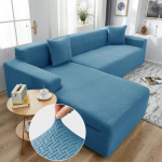 Jacquard Stretch diivani kate Spandex elastsed sektsioondiivanikatted elutoa jaoks Chaise Longue diivanikate 1/2/3/4-kohaline 1Pc 4-seat 235-300cm