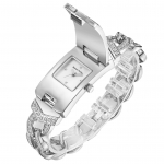 2023. aasta kvartskell, roostevabast terasest kett, moodne kuldkell Naiste k&auml;ekellad