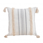 Tuttidega padjap&uuml;&uuml;r koos tuttidega Boho talumaja sisustus T&otilde;mblukk puuvillane linane diivan magamistuba 45x45cm C