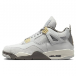 Air Jordan 4 Retro SE Craft Photon Dust Unisex tossud Hall Kahvatu-Vanilljas Valge DV3742-021 47.5