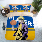 Multifilm Naruto Sasuke Kakashi anime &uuml;li&otilde;pilaste &uuml;hiselamu &uuml;he voodilina tekikate kolmeosaline komplekt kaheinimese voodipesu neljaosaline komplekt EU single(135x200cm)