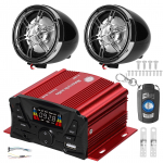 Mootorratta stereok&otilde;lar vargusvastane alarms&uuml;steem BT MP3-m&auml;ngija 4-kanaliline heliv&otilde;imendis&uuml;steem mitmev&auml;rviline