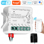 Tuya WiFi 2 Gang 80A &uuml;hefaasiline klamber p&auml;ikeseenergia PV kahesuunaline kahesuunaline energiaarvesti mobiiltelefonirakendus 1 Gang Single Phase Clamp mitmev&auml;rviline
