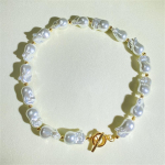 Romantiline prantsuse retro imitatsiooniga barokkp&auml;rlikee, ni&scaron;ikujundus, isikup&auml;rastatud mood, temperament ja tipptasemel rangluukett 47CM