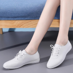 Naiste kingad Oxfordi jalan&otilde;ud, s&otilde;idumugavus, vabaaja jalatsid, hingavad lamedad jalatsid t&uuml;drukutele EU: 35 valge