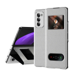 Luksuslik Litchi nahast matt &uuml;mbris Samsung Galaxy Z Fold 5 Fold3 Fold4 Fold2 Fold 2 3 5G p&otilde;rutuskindel kate for Samsung Z Fold 4 must