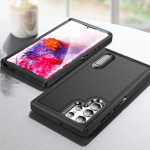 S&otilde;jaliselt parim kaitse&uuml;mbris Samsung Galaxy S24 Ultra S22 Plus S23 5G S 24 22 23 p&otilde;rutuskindel tugijala tagakaas for Galaxy S24 must