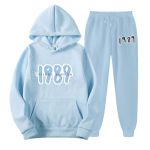 Taylor The Eras Tour Meeste dressipluus kapuuts + dressip&uuml;ksid Midnight Album Swift Print Spordidress Spordir&otilde;ivad Naiste riided 2-osaline komplekt XXXL