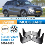 for Suzuki Vitara Escudo LY 2016~2023 2017 2018  Car Fender Mudguard Mud Flaps Guard Splash Flap Car Accessories gray