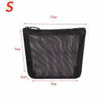 Uued v&otilde;rgust l&auml;bipaistvad kosmeetikakotid V&auml;ikesed suured l&auml;bipaistvad mustad meigikott Kaasaskantav reisi-tualett-tarvete organiseerija huulepulga hoiukott