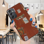 V&auml;rvitud mustriga telefoni&uuml;mbris P&otilde;rutuskindel pehmest silikoonist TPU kaitsev telefoni&uuml;mbris Samsungi kaanele Samsung A01