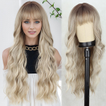 MISS PARUKAS s&uuml;nteetilised pikad mustad tukkidega parukad Naturaalsete laineliste juustega Parukas naistele Kuumakindel igap&auml;evaseks Cosplay peol 65cm