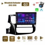 Loominguline Androidi autoraadio multimeediumivideopleier Mitsubishi Outlanderi 2012-2018 jaoks koos nupunupuga Carplay WiFi BT 2 Din 2+32GB 2+32GB