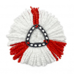 Mopi vahetuspadi Tugev dekontaminatsioon Mopi tarvikud Fiber Rotary Mop Kolmnurkne mopipea padi O-Cedar EasyWring RinseClean jaoks sinine