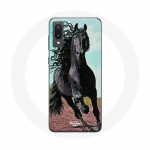 &Uuml;mbris Samsung Galaxy A02 The Black Horse friisi t&otilde;ugu jaoks