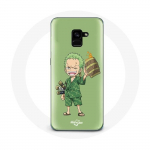 &Uuml;mbris Samsung Galaxy A8 Plus One piece Manga Roronoa Zoro jaoks