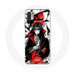 Coque pour Xiaomi Redmi Note 10 5G Itachi Uchiwa Naruto Anime Teaser