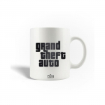 Mug en C&eacute;ramique Grand Theft Auto Logo Noir