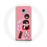 &Uuml;mbris Samsung Galaxy A8 2018 BTS Bangtan Boy BT21 Cooky Jungkook ARMY jaoks