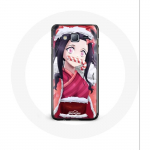 &Uuml;mbris Samsung Galaxy A3 Anime Demon Slayer Kamado Nezuko 2023. aasta j&otilde;ulup&uuml;ha jaoks