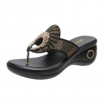 Stringid Sussid naistele Suvised Korea n&otilde;lvad paksu p&otilde;hjaga vabaaja kiviklibuga jalad Lahedad sussid naistele 35 must