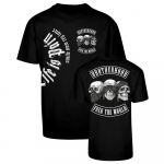 Life Is Pain Brotherhood Fuck The World Biker Mc Unisex T-s&auml;rk S