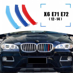 3 tk BMW E71 E72 F16 G06 X6 seeriale 2008- Auto Esiv&otilde;re Kaunistus Kaitseraua Katte Ribad Kleebised Autotarvikud E71 E72 (12-14)