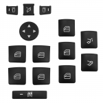 Car interior Window Glass lifter button trim sequins stickers for Mercedes Benz CLA GLA ML GL GLE GLS A B C W204 E class W212 must