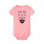 &Auml;ra sunni mind vanaemale helistama Print Baby Romper suvine v&auml;ikelaps Beebi T&uuml;druk Poiss l&uuml;hikeste varrukatega kombinesoon 3M valge