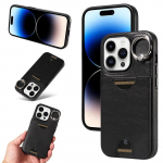 R&otilde;ngas nahast kaardi telefoni&uuml;mbris iPhone 15 Pro Max 14 Plus 13 Pro 12 11 jaoks Samsung Galaxy S24 Ultra S23 FE S22 S21 A25 A15 A54 A34 A14 &uuml;mberp&ouml;&ouml;ratav kate iPhone 7 (iPhone 8) punane