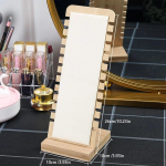 Loominguline bambusest puidust kaelakeeraam Moeehte n&auml;idiku raam k&auml;ev&otilde;ru tugi Ehete v&auml;ljapaneku rekvisiidid