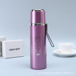 Uus vaakumtermostops 304 vooderdis k&ouml;it hoidev &otilde;ues, meeste ja naiste paraadmood, kaasaegne lihtne kuuli veetass 460ml roosa