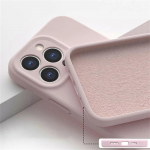 Kvaliteetne originaalne Square Liquid pehmest silikoonist telefoni&uuml;mbris iPhone 15 14 11 12 13 Pro Max Plus v&auml;rviline moodne kate iPhone 11