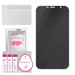 apgo Privacy Matte Hybrid protective glass compatible with Doogee S35T, flexible nano glass, great replacement for tempered glass, scratch-resistant,