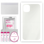 apgo MATTE Protective Skin Sticker for the back compatible with Apple iPhone 11, Wrap Film, Hydrogel Film, Flexible, Soft TPU with positioning layer e
