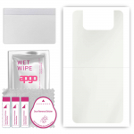 apgo MATTE Protective Skin Sticker for the back compatible with Asus Zenfone 7 ZS670KS, Wrap Film, Hydrogel Film, Flexible, Soft TPU with positioning