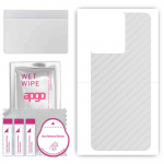 apgo Protective Skin Sticker for the back compatible with OnePlus Ace, Wrap Film, Foil, Vinyl - Pattern Transparent Carbon