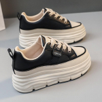 Wedges Kingad naistele Peidetud kontsaga tossud S&uuml;giskevad naiste valged platvormkingad 34