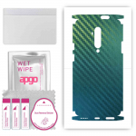 apgo Protective Skin Sticker for the back+sides compatible with OnePlus 7T Pro, Full Wrap Film, Foil, Vinyl - Pattern Carbon Chameleon CAKA1