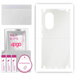 apgo Protective Skin Sticker for the back+sides compatible with Honor X7, Full Wrap Film, Foil, Vinyl - Pattern Matte Transparent