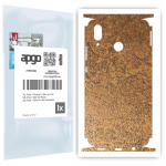 apgo Protective Skin Sticker for the back+sides compatible with Huawei nova 3, Full Wrap Film, Foil, Vinyl - Pattern Rusty Copper
