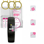 3x apgo Ultra-Clear Hybrid protective glass compatible with Garmin Vivofit 4, flexible nano glass, great replacement for tempered glass, scratch-resis
